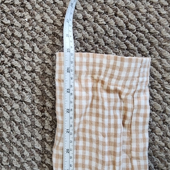 Madewell Linen Dorset Blazer in Gingham Check Womens Size L NWT - Picture 8 of 10